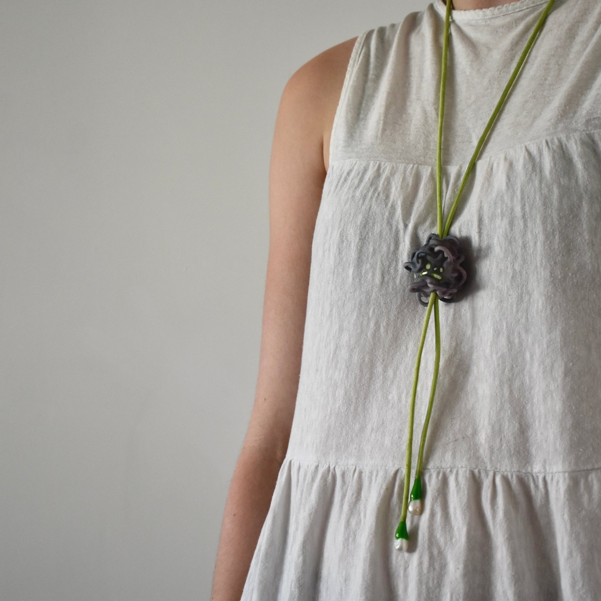 Growing Pains Bolo Tie Nylon Pendant Necklace